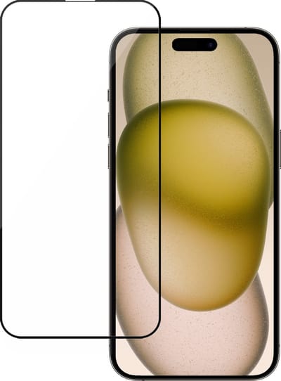 Screenprotector - Geschikt voor Apple iPhone 15 Plus - Full Cover - Gehard Glas - Beschermglas - Tempered Glass - Screen Protector