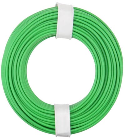 Donau Elektronik 175-014 Draad LiY 1 x 0.75 mm² Groen 1 stuk(s)