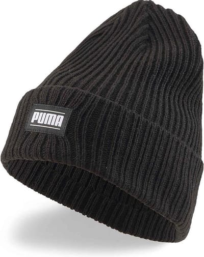 PUMA Ribbed Classic Cuff Beanie Unisex Muts - Zwart - Maat One Size