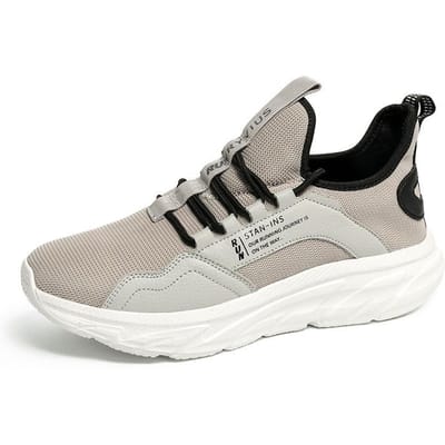 Schoenen voor Heren Casual Sportschoenen Mode Ademend Outdoor Hardloopsneakers Comfortabele Zomer Wandelschoenen Heren Schoenen 39 gray