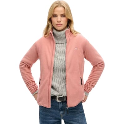 Superdry - Polarfleecejack met volledige rits - Dames - Truien