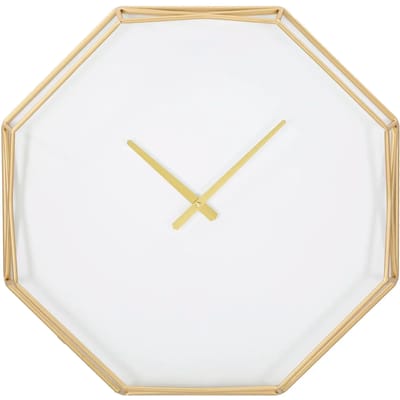 Analoge wandklok Mauro Ferretti Goldy Octagonal