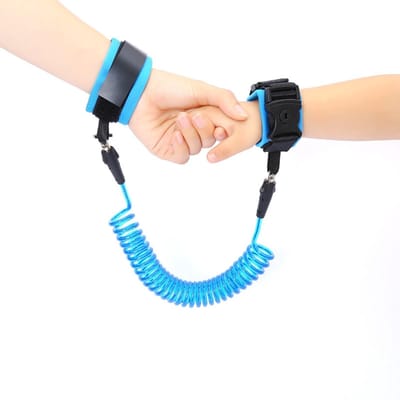 ONF3 - Veiligheidsriem - Anti-verlies - 360 graden - Elastisch - Blauw - Veiligheidsband - Kinderen - Geschikt voor wandelen - Blauw model