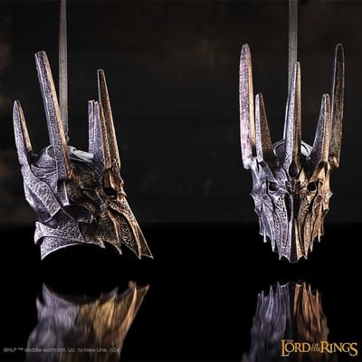 Nemesis Now The Lord of the Rings - Helm of Sauron Kerstbal - Zwart