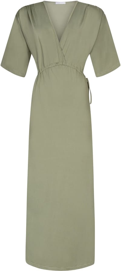 Chic by Lirette - Kimono jurk Lotus Natural - Zeegroen - S