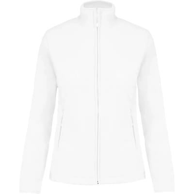 Kariban Microfleece met rits dames K907 - White - S