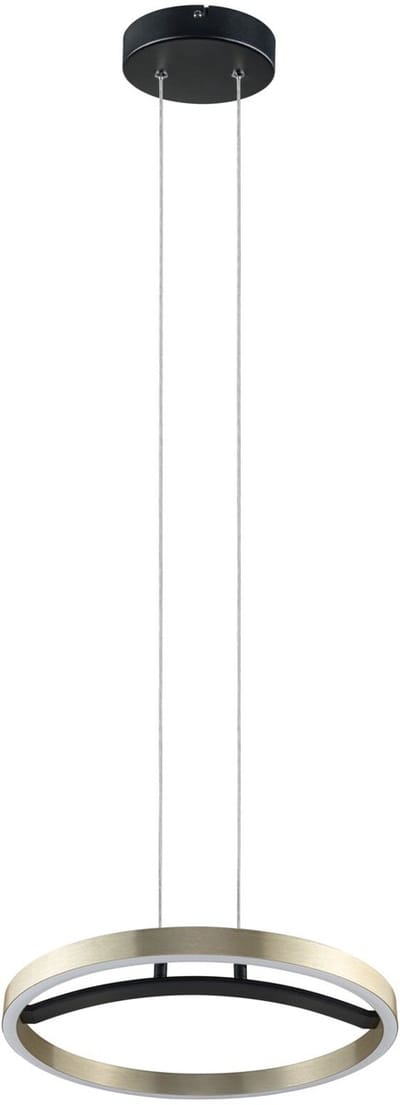 LED-hanglamp 3-Step-Dim Melira 2700K 1690lm 24W Zwart mat, Goud dimbaar