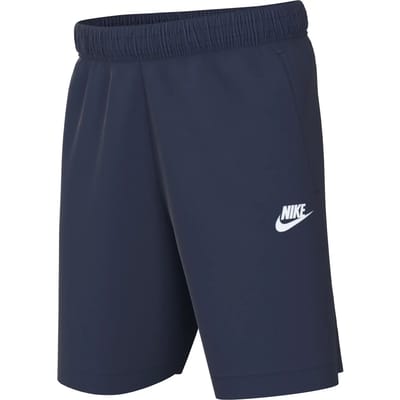 Nike club knit 6in short in de kleur marine.