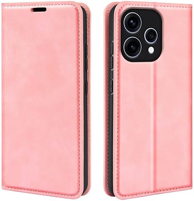 MobyDefend Hoesje - Geschikt voor Oppo Reno15 - Luxe Wallet Bookcase (Magnetische Sluiting) - Roze