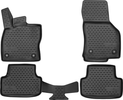 Walser Rubberen Voetmatten XTR geschikt voor Seat Leon 09/2012-2020 - Seat Leon ST (5F8) 2012-2020