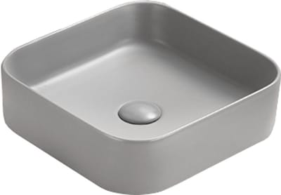 Mexen Vena opzetwastafel 37 x 37 cm, lichtgrijs mat - 22193761