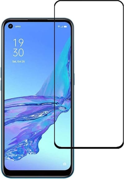 Volledige dekking Screenprotector Glas - Tempered Glass Screen Protector Geschikt voor: Oppo A53 / Oppo A53s -  - 2X AR202