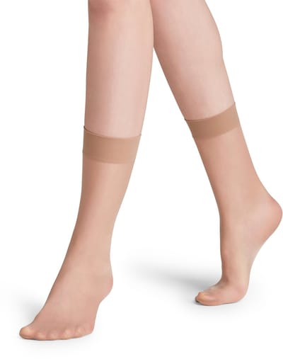 FALKE Seidenglatt eenkleurig materiaal transparant 15 DEN sokken dames transparant - maat 35-38