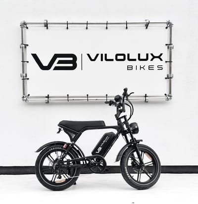 Vilolux Fatbike electrisch Ultra - Legaal - Rijklaar - Niet opvoerbare fatbikes - 2 Jaar garantie - Hydraulische remmen - Alarm - Groot LCD Display - NFC vergrendeling - Zwart - City banden