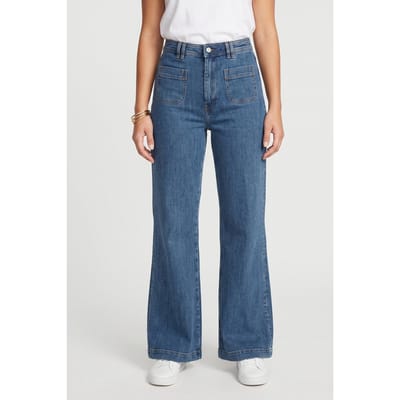 & Other Stories Pa Tasha Jeans Blue Maat: W31 | Flared Jeans Outlet | Dames | Blauw