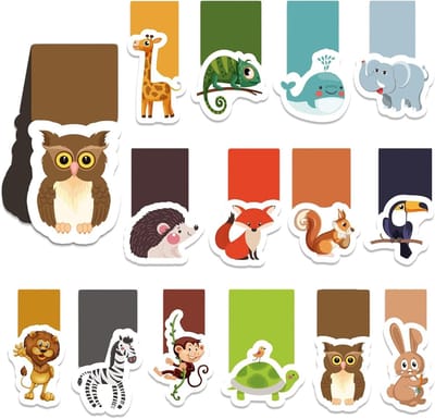 Creatieve Magnetische Dieren Boekenleggers - Set van 30 Unieke Boekenleggers voor Kinderen, Studenten en Boekliefhebbers - Perfecte Cadeau voor Lezers