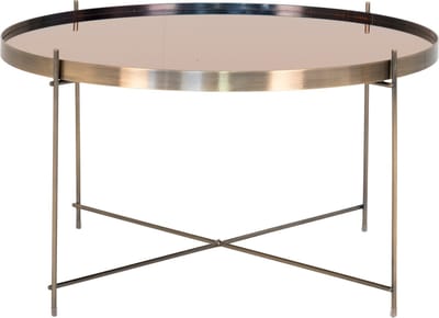 House Nordic Salontafel Scarlett 70x40 cm messingkleurig