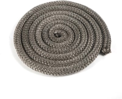 Afdichtingspakking voor Kachel en Open Haard - 15mm x 2,5m Stevig Glasvezel Touw met Grafiet