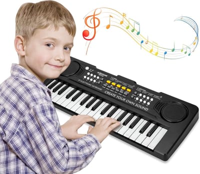 Multifunctioneel Piano Toetsenbord voor Kinderen - Draagbaar Educatief Muziek Speelgoed met 37 Toetsen