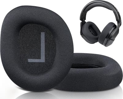Vervangende oorkussens van mesh stof voor Turtle Beach Stealth 600 Gen 2 en Gen 3, comfortabele earpads met geluidsisolatie voor draadloze headsets, ideaal voor gaming en muziek