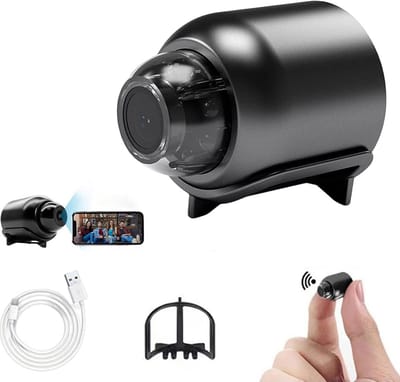 Verborgen Mini WiFi Camera 1080P HD met Nachtzicht en Bewegingsdetectie