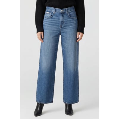 Calvin Klein The Wide Leg Classon Jeans Classon Blue Größe: W28 | Ausgestellte Hosen Outlet | Damen | Blau