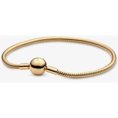 Sale 925 Zilveren Armband Liefdesarmband Dames Sieraden Geschikt Voor Origineel Ontwerp Kralenarmband Handgemaakte DIY Sieraden 19cm beige
