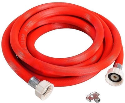 Gewapende vulslang voor bijvullen cv installatie - vulslangset - 3.5 mtr - slang CV met ontluchtersleuteltje