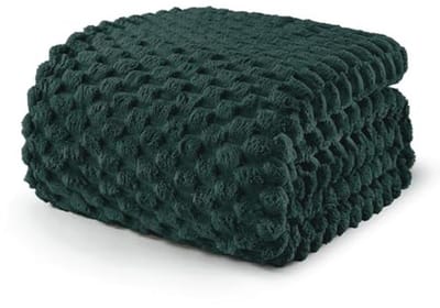 Queen Size zachte fleece deken 228 x 228 cm - stijlvolle jacquard fluwelen dekens voor bed