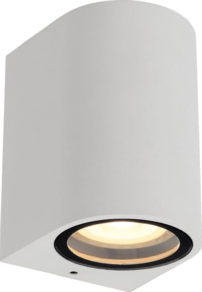 Lucide ZARO - Wandspot / Wandlamp Binnen/Buiten - 1xGU10 - IP44 - Wit