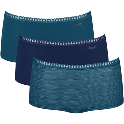 Sloggi GO Crush Short C3P Dames Onderbroek - TURQUOISE