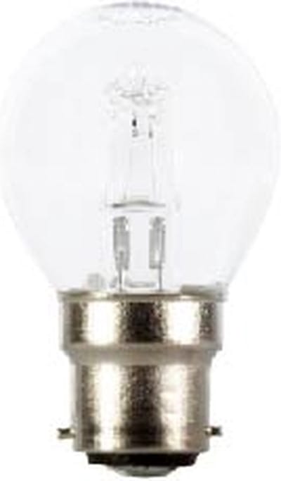 Schiefer Ba22d Halogeen Kogellamp | 28W 375lm 2800K 230V/240V | Dimbaar