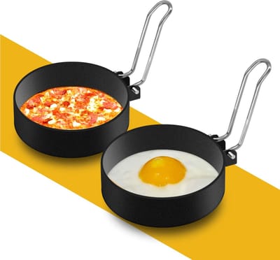 IGOODS Ei Ring - 2 stks/set Rond Fried Egg Mold - Rvs - Ringen Mold