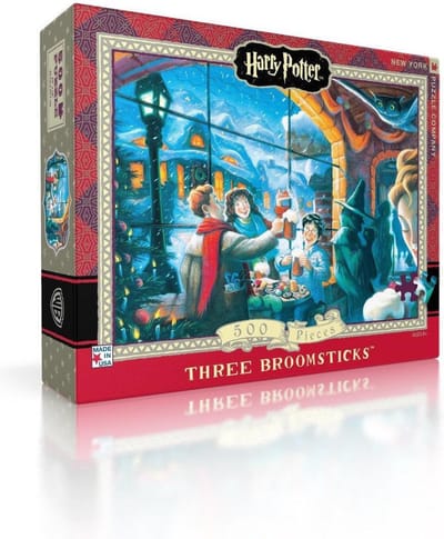 New york puzzle company puzzel - harry potter collectie three broomsticks 500 stukjes