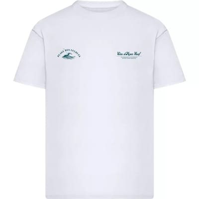 Mister Tee - Plage Des Lecques Oversize Heren Tshirt - L - Wit