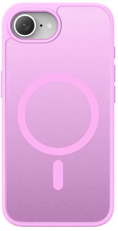 Dux Ducis Yind Geschikt voor iPhone 17e / Geschikt voor iPhone 16e hoesje – slanke backcover met magnetisch ondersteuning - Roze