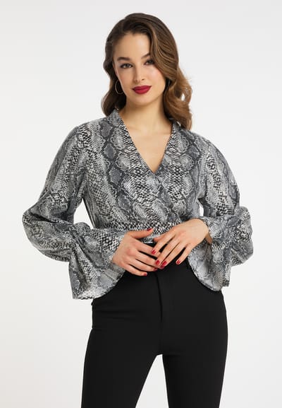 faina Wikkelblouse met pailletten naemi