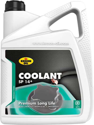 Kroon-Oil Koelvloeistof SP 14+ - Long Life - 5 Liter - Groen/Blauw
