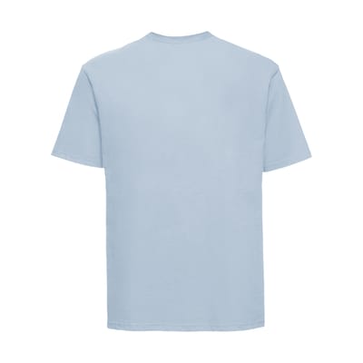 Russell Heren Klassiek Ringspun Katoen T-Shirt (Mineraalblauw)