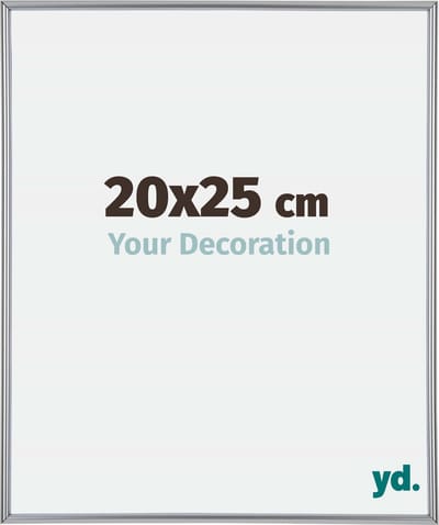 Your Decoration - Fotolijst 20x25 cm - Kunststof - Zilver Hoogglans - Annecy