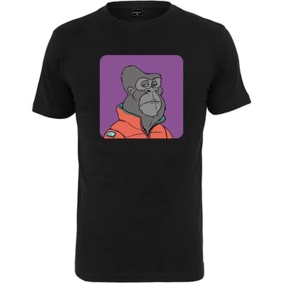 Mister Tee - Bored Gorilla Heren T-shirt - XS - Zwart