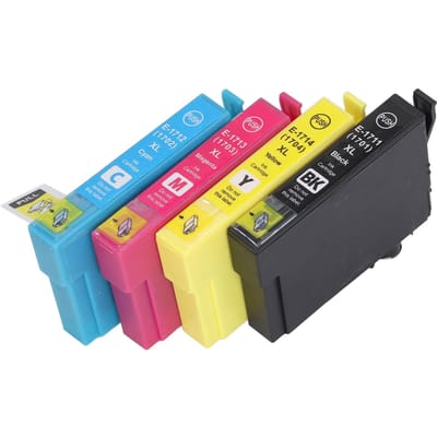 4 STUKS Printer Inktcartridge Kleurvast Duidelijke Afdruk Grote Capaciteit Inktcartridge Vervanging voor XP 33