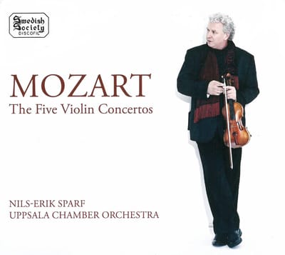 Nils-Erik Sparf, Uppsala Kammarorkester - Mozart: The Five Violine Consertos (2 CD)