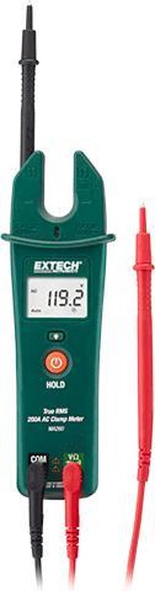 Extech MA260  trms ac stroomtang - CAT IV 600V - met open bek - 200A AC
