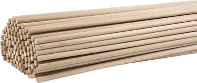 Bloemstokken, L: 60 cm, d 8 mm, 10 stuk/ 1 doos