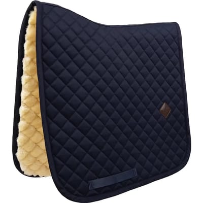 Kentucky Horsewear - Skin Friendly Zadeldoek full sheepskin diamond jumping marine