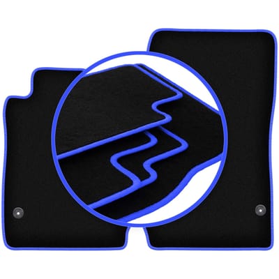 CARLUX-BLUE automatten voor: Mercedes SLK R171 coupé (2004-2011)