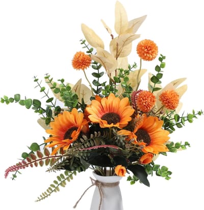 Nepzonnebloemen Boeket voor Herfstdecoratie, Perfecte Binnenplanten voor Tafeldecoratie en Feestelijke Arrangementen