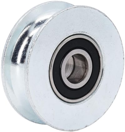 Dailygoods- Geleidewiel 64mm Buitendiameter - Lagerpoelie - Gelegeerd