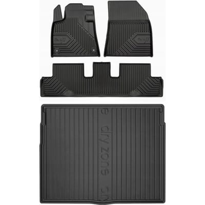 FROGUM Line 77 - Automatten & Kofferbakmat Set voor Citroën C4 Picasso II (2013–2019) - Perfecte Pasvorm - Geurloos TPE
